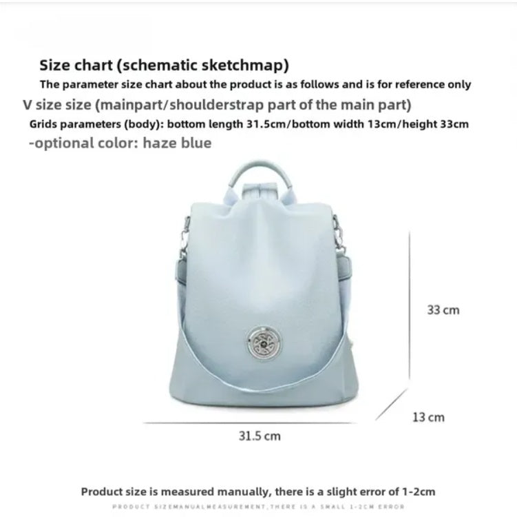The New Premium Seasonal Series Of Shoulder Bags Haze Blue ladies backpack