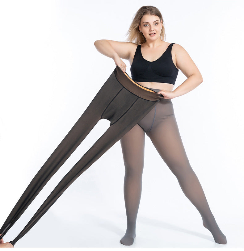 Leggings Winter Plus Velvet Thick Adjustable Pantyhose Super Elastic.