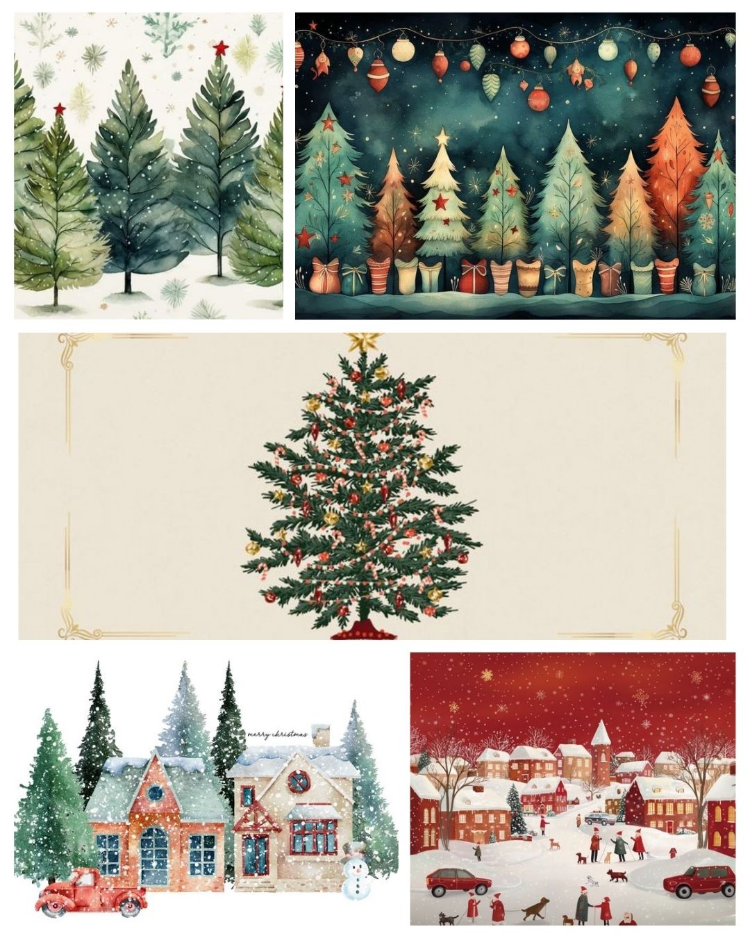 The Yuletide Glamour Collection | 11-Piece Samsung Frame TV Art Bundle (4K Holiday Edition)