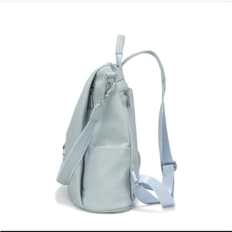 The New Premium Seasonal Series Of Shoulder Bags Haze Blue ladies backpack