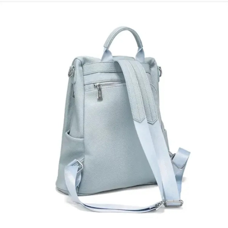 The New Premium Seasonal Series Of Shoulder Bags Haze Blue ladies backpack
