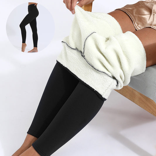 Winter Leggings Warm Thick High Stretch Lamb Cashmere Leggings.