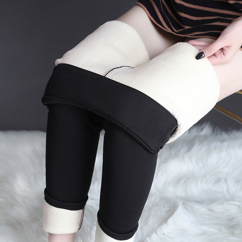 Winter Leggings Warm Thick High Stretch Lamb Cashmere Leggings.