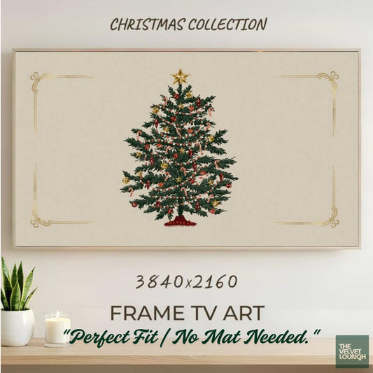The Yuletide Glamour Collection | 11-Piece Samsung Frame TV Art Bundle (4K Holiday Edition)
